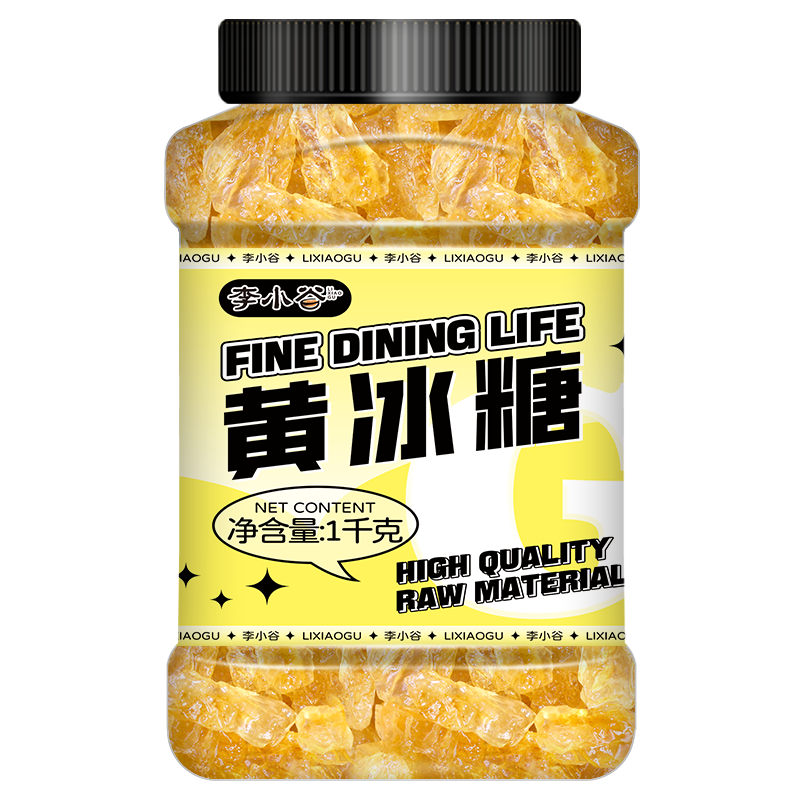 李小谷 黄冰糖1kg罐装
