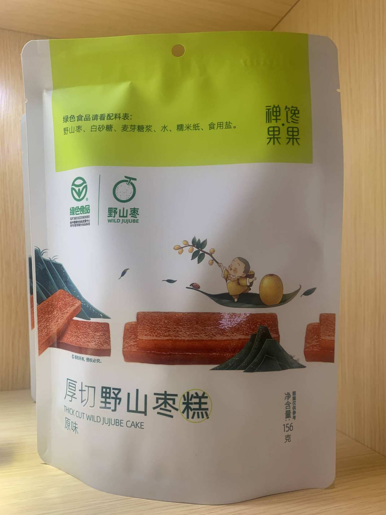 156g厚切野山枣糕原味