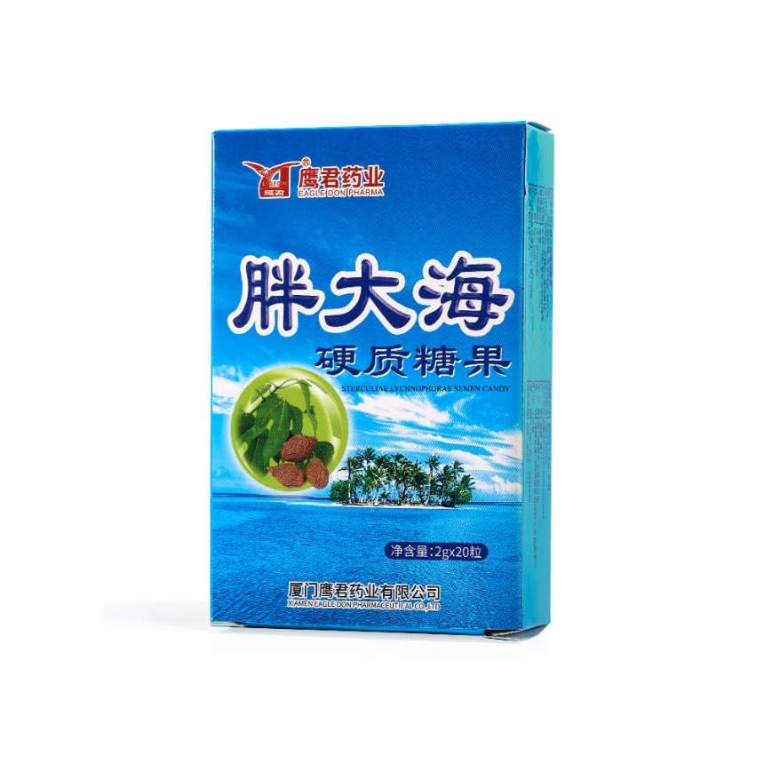 胖大海润喉糖硬质糖果