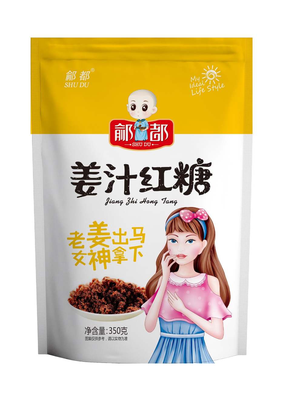 鄃都牌姜汁红糖350ml