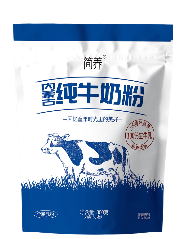300克简养内蒙古纯牛奶粉口味纯正