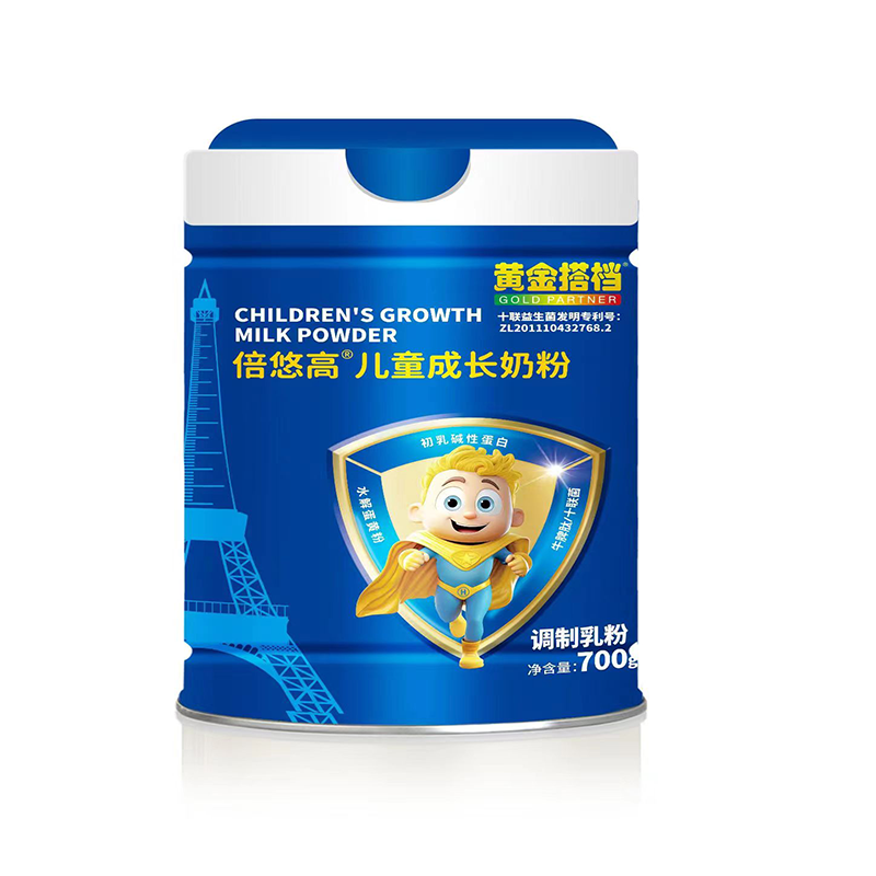 黄金搭档倍悠高儿童成长配方奶粉