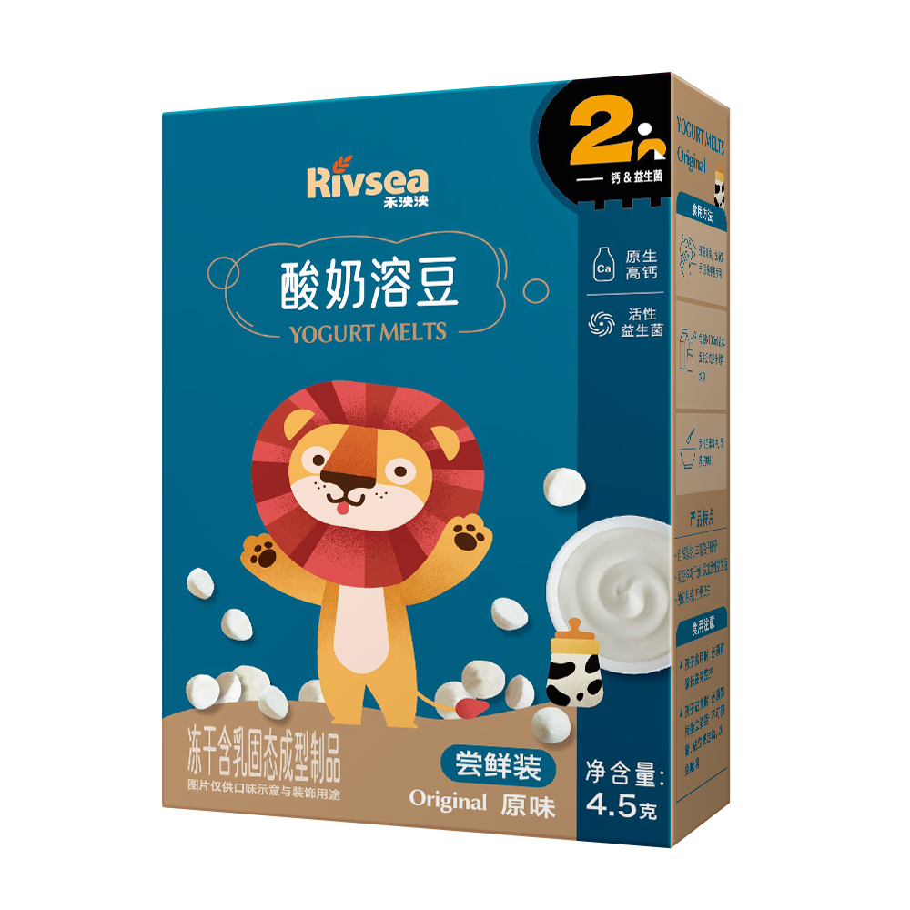 禾泱泱酸奶溶豆-原味/4.5g*90盒/尝鲜装