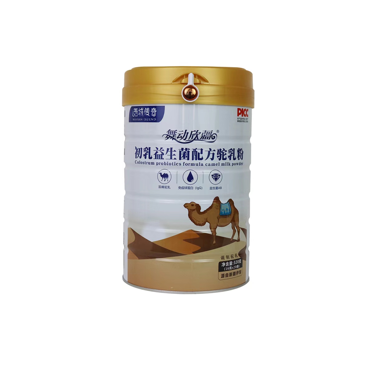 舞动欣疆初乳益生菌配方驼乳粉320克