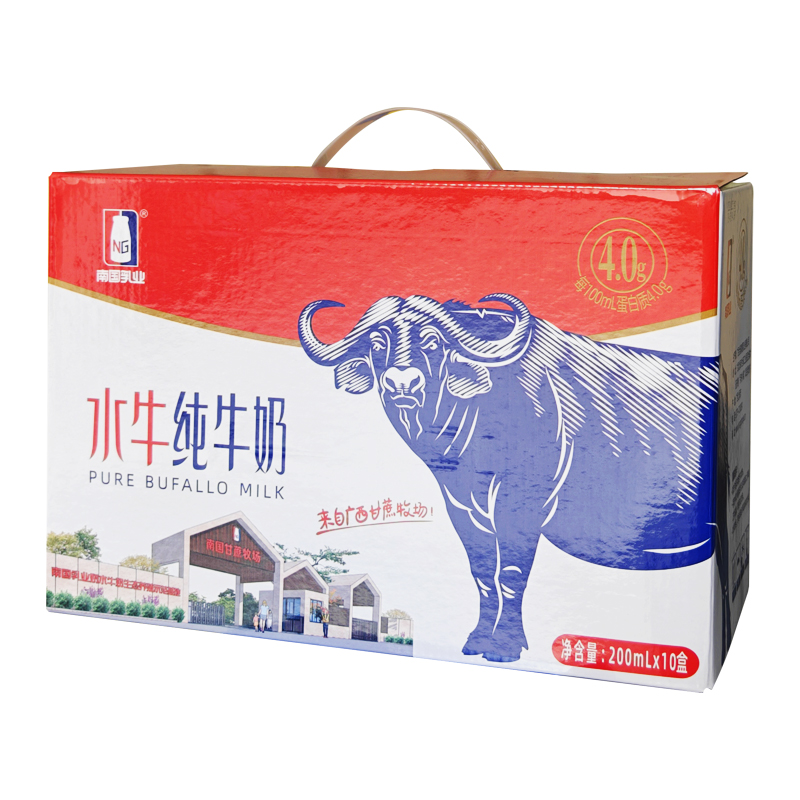 南国乳业水牛纯牛奶2000毫升
