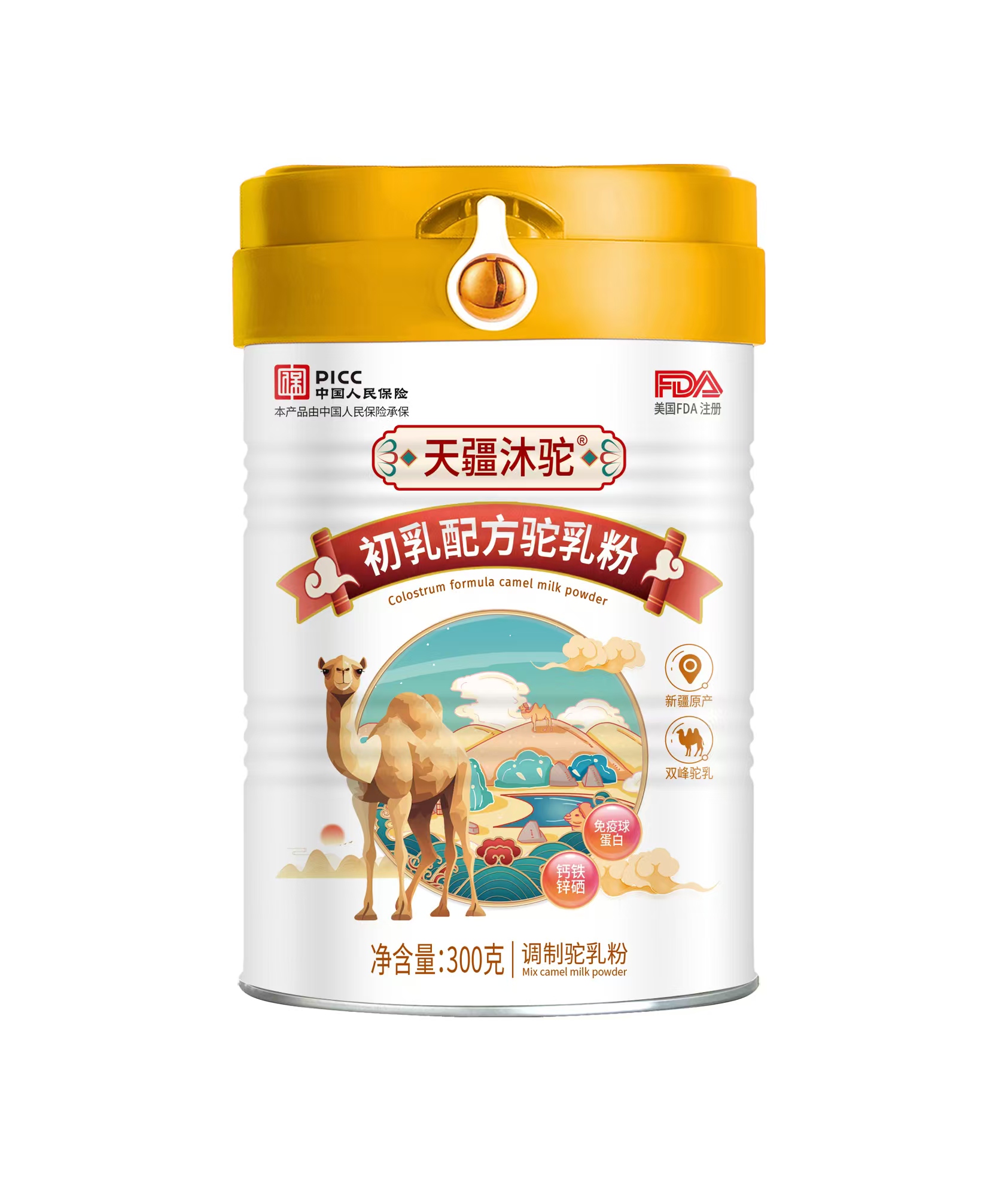天疆沐驼初乳配方驼乳粉300克