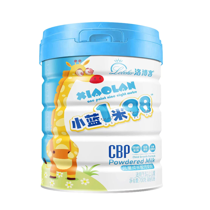 洛博客小蓝1米98儿童成长奶粉