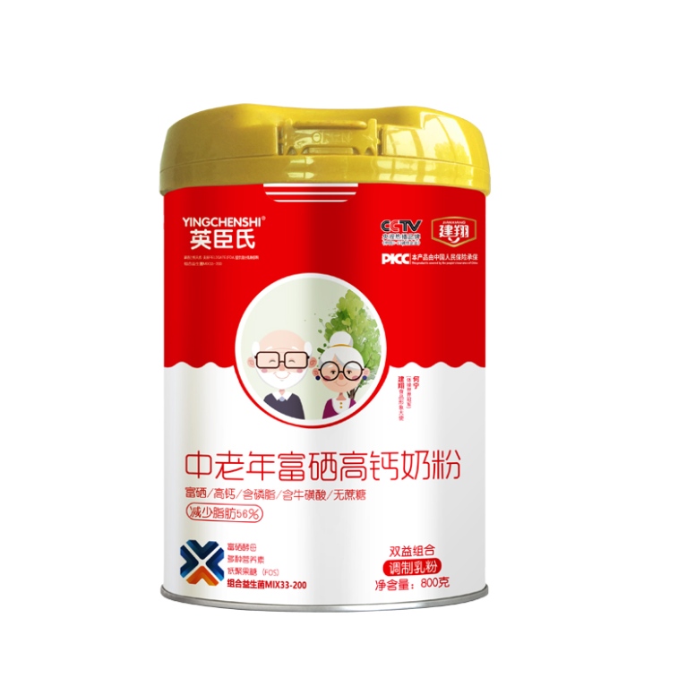 英臣氏中老年富硒高钙奶粉800克