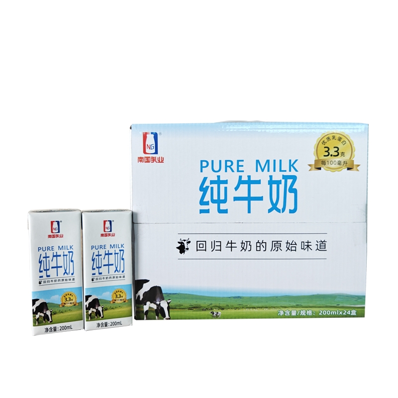 纯牛奶普通箱