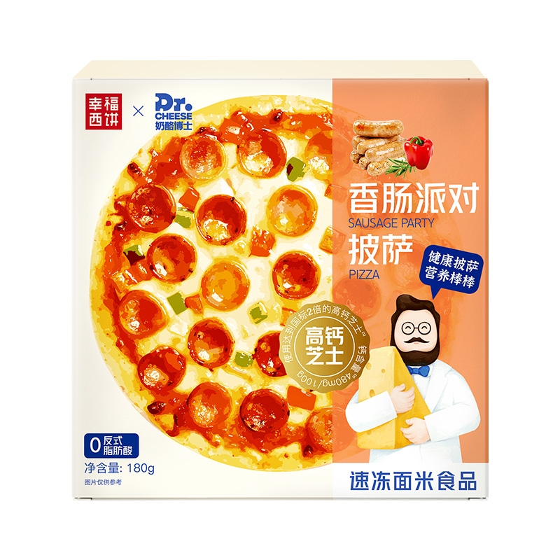 幸福西饼香肠派对披萨180克