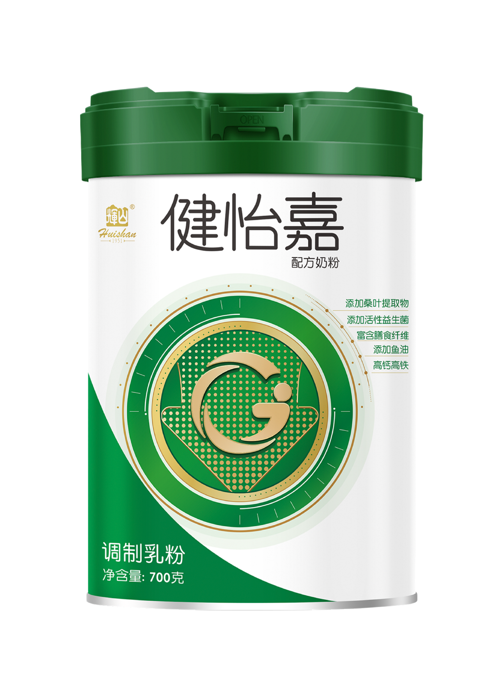 健怡嘉配方奶粉/700g听