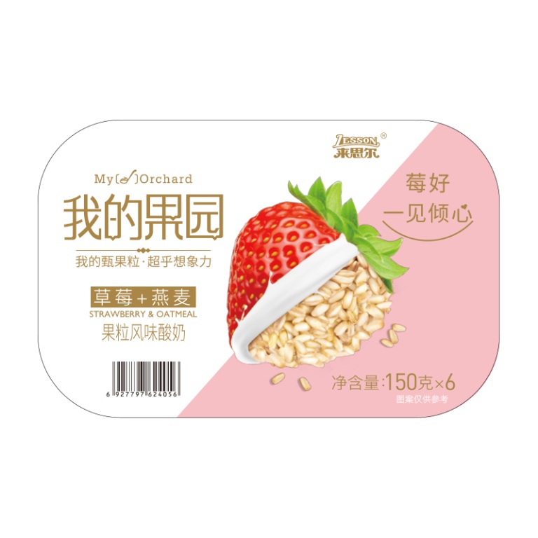 我的果园草莓燕麦酸奶
