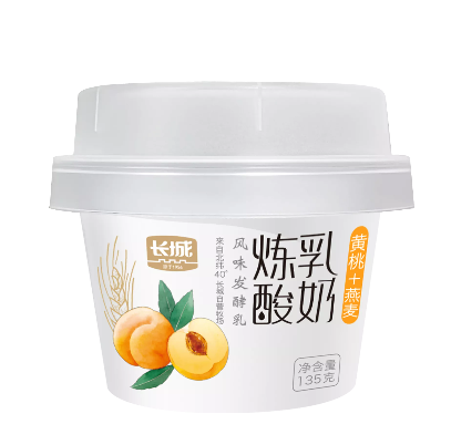杯装黄桃燕麦炼乳酸奶
