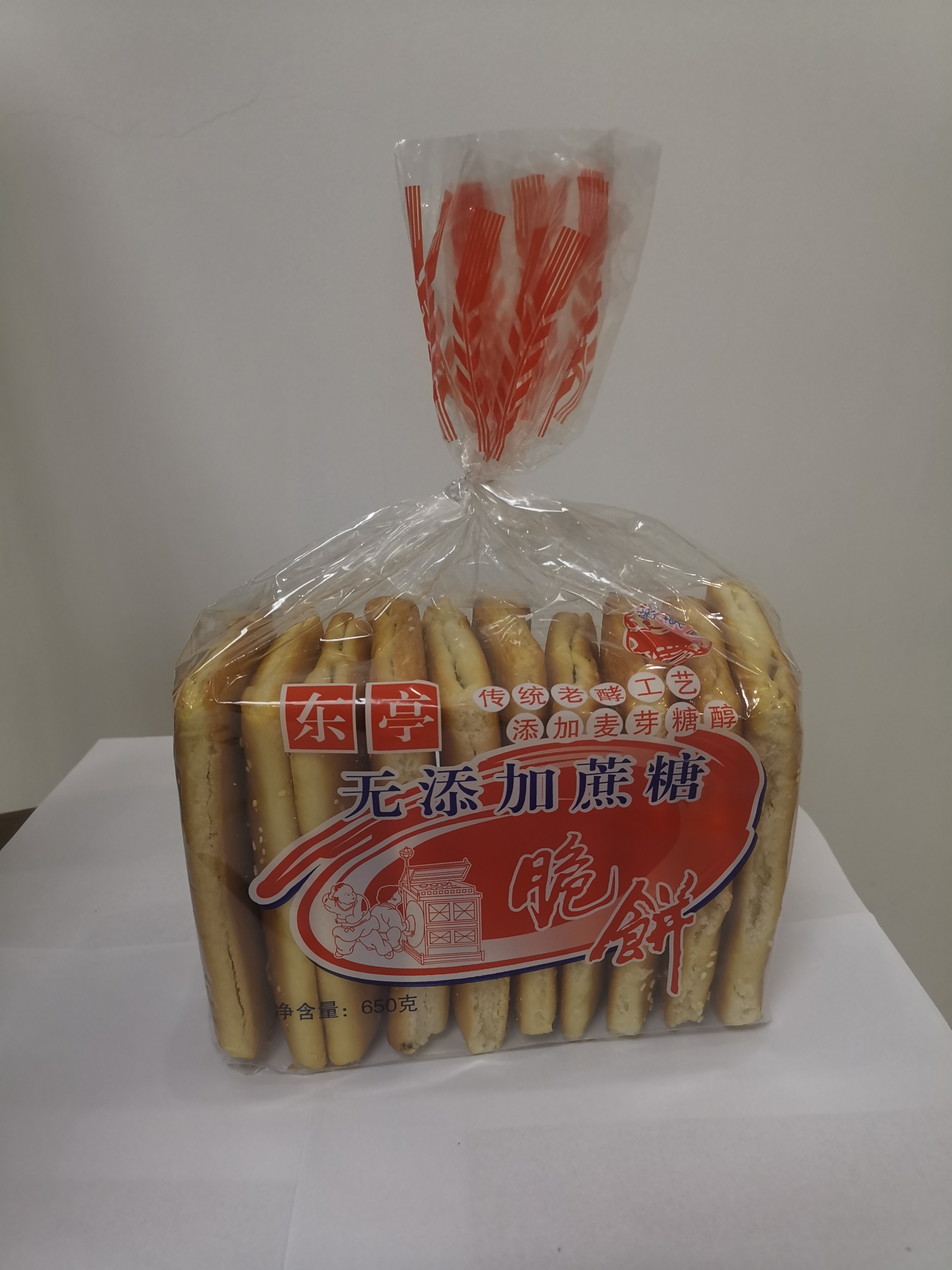 东亭无添加蔗糖脆饼