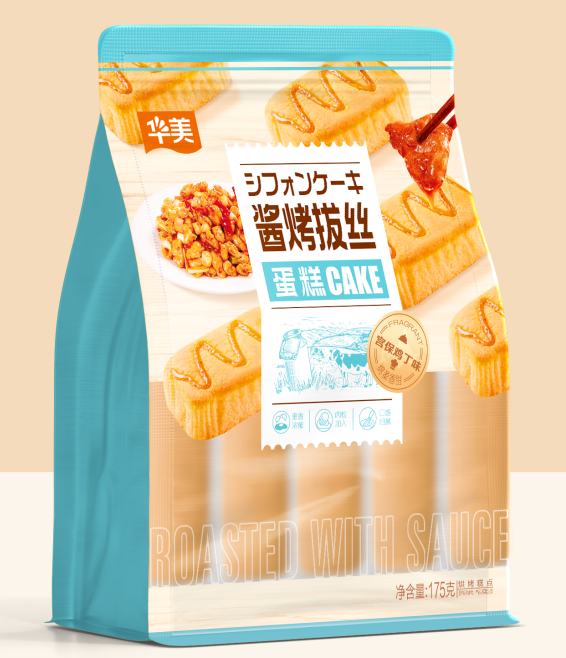 175g酱烤拔丝蛋糕宫保鸡丁味